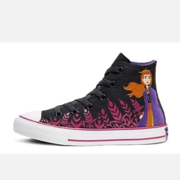CONVERSE x Disney Frozen II Anna Sneakers Shoes Sz US 4 Youth/ UK 3.5/ EUR 36 - Picture 1 of 4